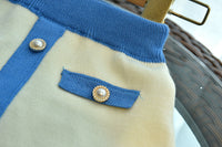 Load image into Gallery viewer, 2 Pieces Set Baby Kid Girls Color-blocking Crochet Cardigan And Skirts Wholesale 220927297
