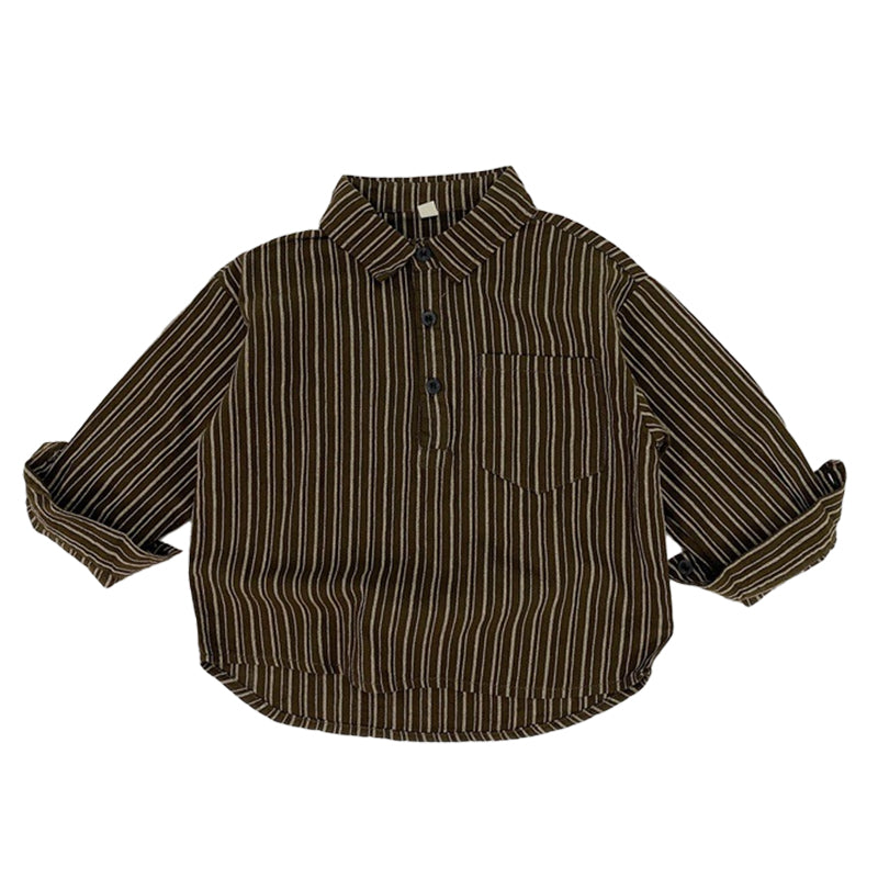 Baby Kid Unisex Striped Shirts Wholesale 220927300