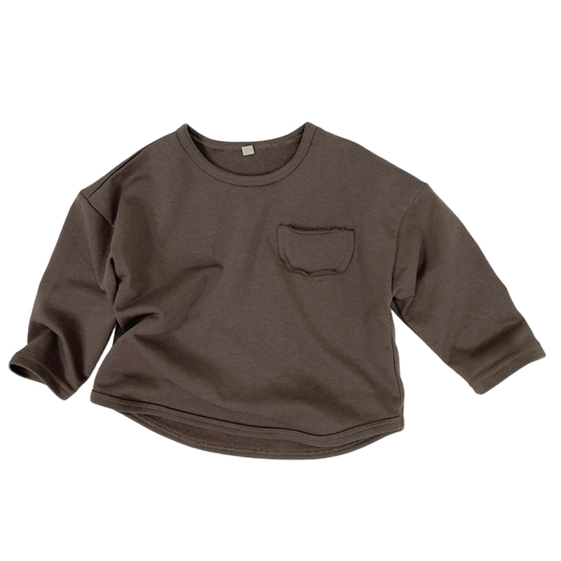 Baby Kid Unisex Solid Color Hoodies Swearshirts Wholesale 220927301