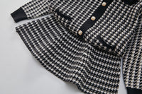 Load image into Gallery viewer, 2 Pieces Set Baby Kid Girls Checked Crochet Tops And Skirts Wholesale 220927308
