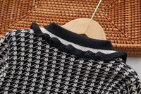 Load image into Gallery viewer, 2 Pieces Set Baby Kid Girls Checked Crochet Tops And Skirts Wholesale 220927308
