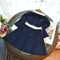 Load image into Gallery viewer, Baby Kid Girls Color-blocking Dresses Wholesale 220927311
