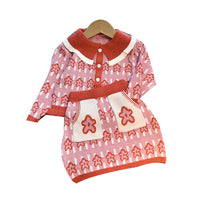 Load image into Gallery viewer, 2 Pieces Set Baby Kid Girls Color-blocking Star Print Tops And Skirts Wholesale 220927314
