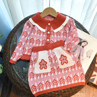 Load image into Gallery viewer, 2 Pieces Set Baby Kid Girls Color-blocking Star Print Tops And Skirts Wholesale 220927314
