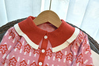 Load image into Gallery viewer, 2 Pieces Set Baby Kid Girls Color-blocking Star Print Tops And Skirts Wholesale 220927314
