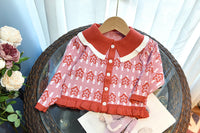 Load image into Gallery viewer, 2 Pieces Set Baby Kid Girls Color-blocking Star Print Tops And Skirts Wholesale 220927314

