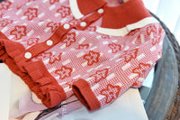 Load image into Gallery viewer, 2 Pieces Set Baby Kid Girls Color-blocking Star Print Tops And Skirts Wholesale 220927314
