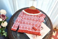 Load image into Gallery viewer, 2 Pieces Set Baby Kid Girls Color-blocking Star Print Tops And Skirts Wholesale 220927314
