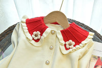 Load image into Gallery viewer, 2 Pieces Set Baby Kid Girls Flower Cardigan Knitwear And Solid Color Skirts Wholesale 220927356
