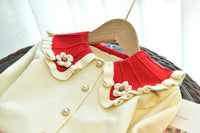 Load image into Gallery viewer, 2 Pieces Set Baby Kid Girls Flower Cardigan Knitwear And Solid Color Skirts Wholesale 220927356
