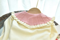 Load image into Gallery viewer, 2 Pieces Set Baby Kid Girls Flower Cardigan Knitwear And Solid Color Skirts Wholesale 220927356
