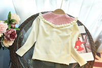 Load image into Gallery viewer, 2 Pieces Set Baby Kid Girls Flower Cardigan Knitwear And Solid Color Skirts Wholesale 220927356
