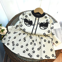 Load image into Gallery viewer, 2 Pieces Set Baby Kid Girls Bow Crochet Sweaters And Knitwear Skirts Wholesale 220927358
