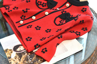 Load image into Gallery viewer, 2 Pieces Set Baby Kid Girls Bow Crochet Sweaters And Knitwear Skirts Wholesale 220927358
