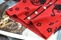 Load image into Gallery viewer, 2 Pieces Set Baby Kid Girls Bow Crochet Sweaters And Knitwear Skirts Wholesale 220927358
