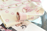 Load image into Gallery viewer, 2 Pieces Set Baby Kid Girls Bow Crochet Sweaters And Knitwear Skirts Wholesale 220927358
