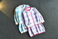 Load image into Gallery viewer, 2 Pieces Set Baby Kid Girls Letters Checked Embroidered Dresses And Jackets Outwears Wholesale 22092741
