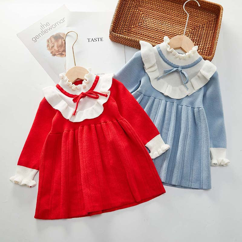 Baby Kid Girls Bow Dresses Wholesale 220927440