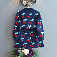 Load image into Gallery viewer, 2 Pieces Set Baby Kid Girls Fruit Crochet Cardigan And Skirts Wholesale 22092745
