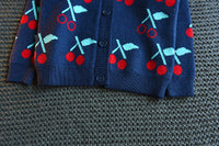 Load image into Gallery viewer, 2 Pieces Set Baby Kid Girls Fruit Crochet Cardigan And Skirts Wholesale 22092745
