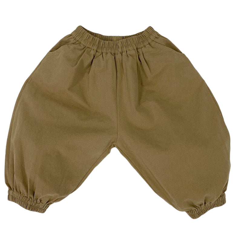 Baby Kid Unisex Solid Color Pants Wholesale 220927457