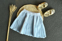 Load image into Gallery viewer, 2 Pieces Set Baby Kid Girls Color-blocking Crochet Sweaters And Skirts Wholesale 22092754
