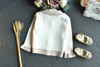 Load image into Gallery viewer, 2 Pieces Set Baby Kid Girls Color-blocking Crochet Cardigan And Solid Color Skirts Wholesale 22092756
