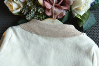 Load image into Gallery viewer, 2 Pieces Set Baby Kid Girls Color-blocking Crochet Cardigan And Solid Color Skirts Wholesale 22092756
