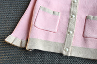 Load image into Gallery viewer, 2 Pieces Set Baby Kid Girls Color-blocking Crochet Cardigan And Solid Color Skirts Wholesale 22092756
