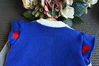 Load image into Gallery viewer, 2 Pieces Set Baby Kid Girls Color-blocking Crochet Sweaters And Solid Color Skirts Wholesale 22092757
