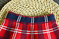 Load image into Gallery viewer, 2 Pieces Set Baby Kid Girls Color-blocking Crochet Sweaters And Checked Skirts Wholesale 22092760
