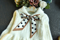 Load image into Gallery viewer, Baby Kid Girls Solid Color Crochet Dresses Wholesale 22092761
