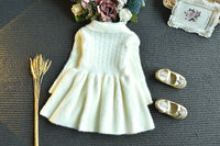 Load image into Gallery viewer, Baby Kid Girls Solid Color Crochet Dresses Wholesale 22092761
