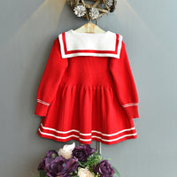 Load image into Gallery viewer, Baby Kid Girls Striped Crochet Dresses Wholesale 22092762
