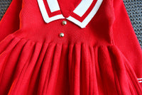 Load image into Gallery viewer, Baby Kid Girls Striped Crochet Dresses Wholesale 22092762
