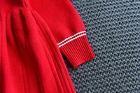 Load image into Gallery viewer, Baby Kid Girls Striped Crochet Dresses Wholesale 22092762
