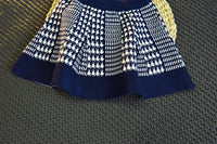 Load image into Gallery viewer, 2 Pieces Set Baby Kid Girls Checked Crochet Tops And Skirts Wholesale 22092764

