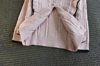 Load image into Gallery viewer, 2 Pieces Set Baby Kid Girls Color-blocking Cardigan And Checked Skirts Wholesale 22092789
