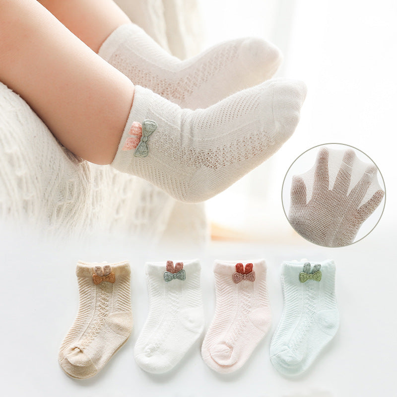 Baby Kid Unisex Solid Color Cartoon Accessories Socks Wholesale 22092801