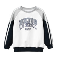 Load image into Gallery viewer, Kid Unisex Striped Letters Hoodies Swearshirts Wholesale 2209291016

