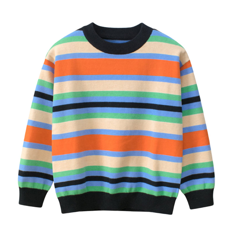 Kid Big Kid Unisex Striped Hoodies Swearshirts Wholesale 2209291046