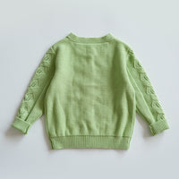 Load image into Gallery viewer, Baby Kid Girls Flower Graphic Cardigan Wholesale 2209291091
