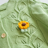 Load image into Gallery viewer, Baby Kid Girls Flower Graphic Cardigan Wholesale 2209291091
