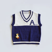 Load image into Gallery viewer, Baby Kid Unisex Cartoon Alphabet Vests Waistcoats Wholesale 2209291094
