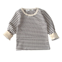 Load image into Gallery viewer, Baby Unisex Solid Color Striped Tops Wholesale 22092911
