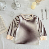 Load image into Gallery viewer, Baby Unisex Solid Color Striped Tops Wholesale 22092911
