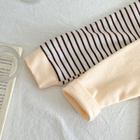 Load image into Gallery viewer, Baby Unisex Solid Color Striped Tops Wholesale 22092911
