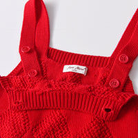 Load image into Gallery viewer, Baby Girls Solid Color Crochet Rompers Wholesale 220929114
