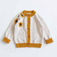 Load image into Gallery viewer, Baby Kid Girls Flower Crochet Cardigan Wholesale 220929123
