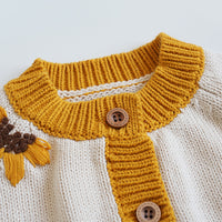 Load image into Gallery viewer, Baby Kid Girls Flower Crochet Cardigan Wholesale 220929123
